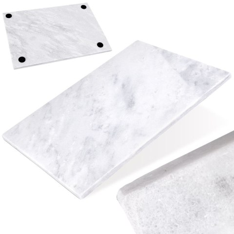 Deska do krojenia i serwowania marmurowa szara 29x21 cm HIT 139250