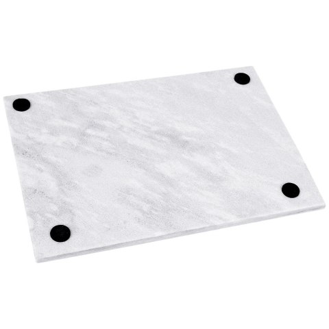 Deska do krojenia i serwowania marmurowa szara 29x21 cm HIT 139250