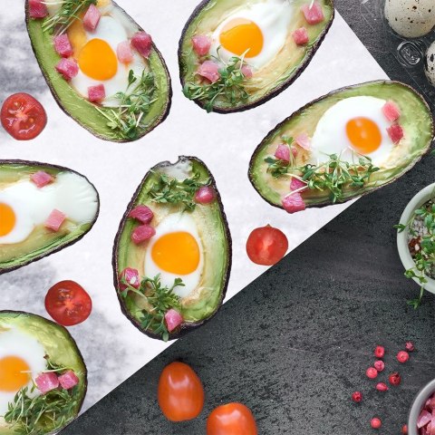 Deska do krojenia i serwowania marmurowa szara 30x40 cm HIT 139252