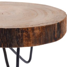 Deska do serwowania drewniana na nóżkach 24 cm VILDE 259082
