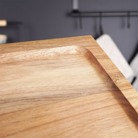 Deska do serwowania drewniana na nóżkach 55x18 cm EXCELLENT HOUSEWARE 139381