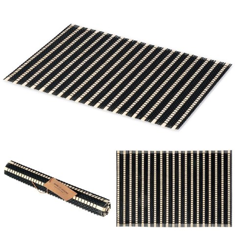 Podkładka na stół bambusowa prostokątna zwijana 45x30cm HOME STYLING COLLECTION 139447