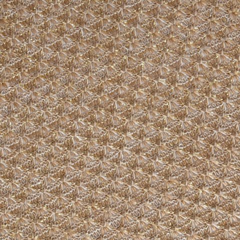 Podkładka na stół beżowa złota 38cm HOME STYLING COLLECTION 728068