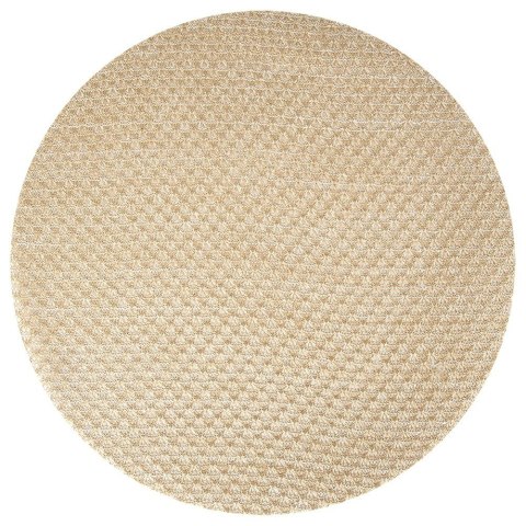 Podkładka na stół beżowa złota 38cm HOME STYLING COLLECTION 728070