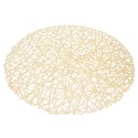 Podkładka na stół gumowa złota okrągła 39cm ORION 710835