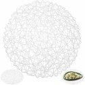 Podkładka na stół papierowa biała okrągła 35cm ORION 728013