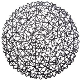 Podkładka na stół papierowa czarna okrągła 35cm ORION 728014