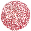 Podkładka na stół papierowa czerwona okrągła 35cm ORION 728016