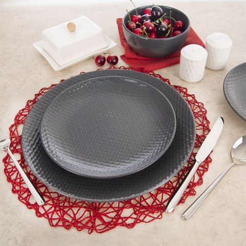 Podkładka na stół papierowa czerwona okrągła 35cm ORION 728016