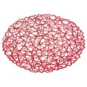 Podkładka na stół papierowa czerwona okrągła 35cm ORION 728016