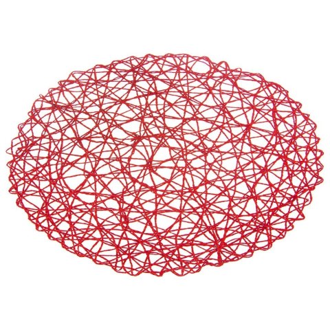 Podkładka na stół papierowa czerwona okrągła 35cm ORION 728016