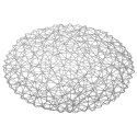 Podkładka na stół papierowa szara okrągła 35cm ORION 728015