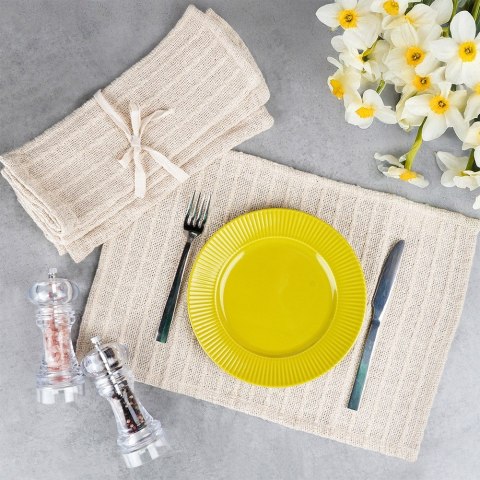 Podkładki na stół bawełniane 30x45cm 4 szt. HOME STYLING COLLECTION 139766