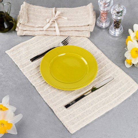 Podkładki na stół bawełniane 30x45cm 4 szt. HOME STYLING COLLECTION 139766