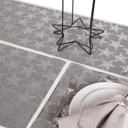 Podkładki na stół i bieżnik szara świąteczna prostokątna 5 szt. HOME STYLING COLLECTION 839153