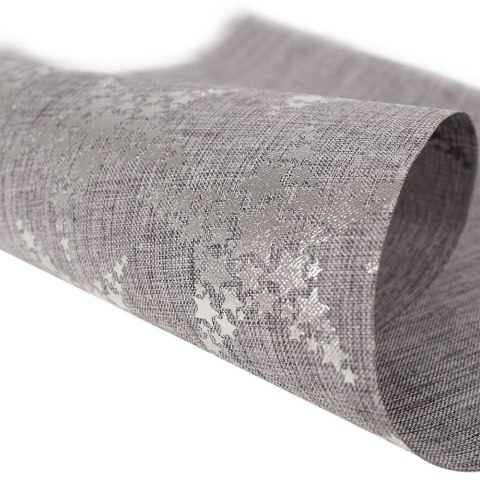 Podkładki na stół i bieżnik szara świąteczna prostokątna 5 szt. HOME STYLING COLLECTION 839153