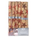 Podkładki na stół i bieżnik złota świąteczna prostokątna 5 szt. HOME STYLING COLLECTION 839152
