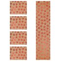Podkładki na stół i bieżnik złota świąteczna prostokątna 5 szt. HOME STYLING COLLECTION 839152
