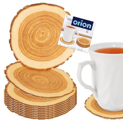 Podstawki pod kubek kubki szklanki podkładki 10 sztuk 10cm ORION 710818