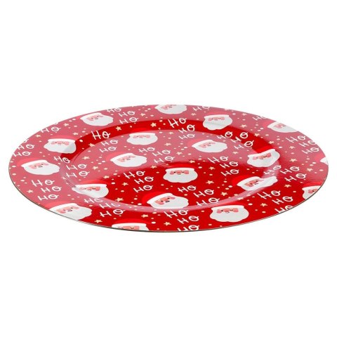 Podtalerz dekoracyjny czerwony Mikołaj 33cm VILDE 139217-C