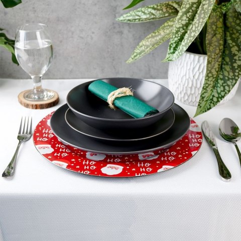 Podtalerz dekoracyjny czerwony Mikołaj 33cm VILDE 139217-C