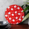 Podtalerz dekoracyjny czerwony Mikołaj 33cm VILDE 139217-C