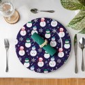 Podtalerz dekoracyjny granatowy bałwan 33cm VILDE 139217-N