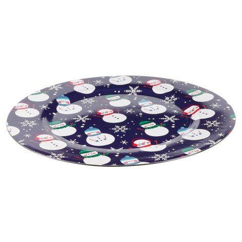 Podtalerz dekoracyjny granatowy bałwan 33cm VILDE 139217-N