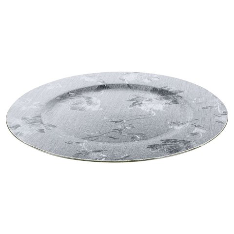 Podtalerz dekoracyjny srebrny 33cm VILDE 139216-S