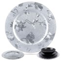 Podtalerz dekoracyjny srebrny 33cm VILDE 139216-S