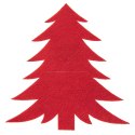 Pokrowiec etui na sztućce czerwony choinka 2 szt. ORION 728017