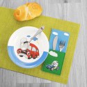 Pokrowiec etui na sztućce dziecięcy dla dzieci dziecka AUTO 21x9 cm ORION 728036