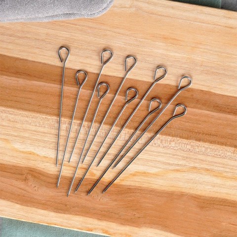 Szpikulce do rolady. mięsa mięs stalowe szpikulec 10cm 10 sztuk ORION 153204
