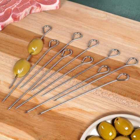 Szpikulce do rolady. mięsa mięs stalowe szpikulec 10cm 10 sztuk ORION 153204