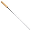Szpikulce do szaszłyków mięsa szampury metalowe czarne 48cm 2 sztuki VAGGAN 489170
