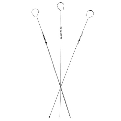 Szpikulce do szaszłyków mięsa szampury stalowe 38.5cm 10 sztuk ORION 153205