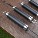 Szpikulce do szaszłyków mięsa szampury stalowe 47cm szpikulec 4 sztuki BBQ 489171