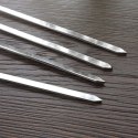 Szpikulce do szaszłyków mięsa szampury stalowe 47cm szpikulec 4 sztuki BBQ 489171