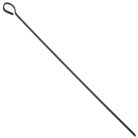 Szpikulce do szaszłyków mięsa szampury stalowe czarne 31.5cm 8 sztuk VAGGAN 489167