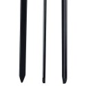 Szpikulce do szaszłyków mięsa szampury stalowe czarne 31.5cm 8 sztuk VAGGAN 489167