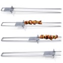 Szpikulce do szaszłyków mięsa szampury stalowe podwójne 36cm 4 sztuki BBQ 489168