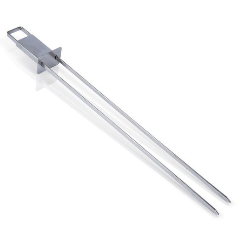 Szpikulce do szaszłyków mięsa szampury stalowe podwójne 36cm 4 sztuki BBQ 489168