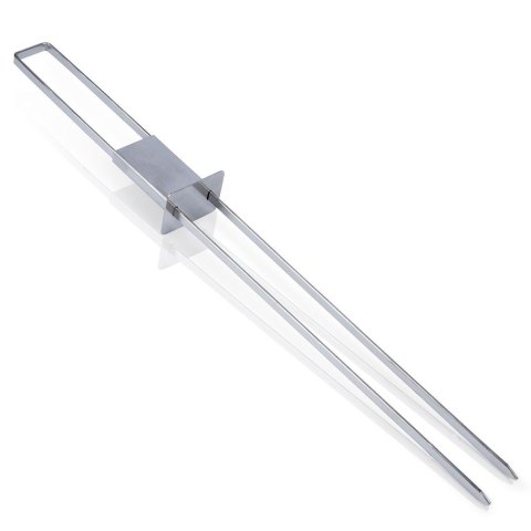 Szpikulce do szaszłyków mięsa szampury stalowe podwójne 36cm 4 sztuki BBQ 489168