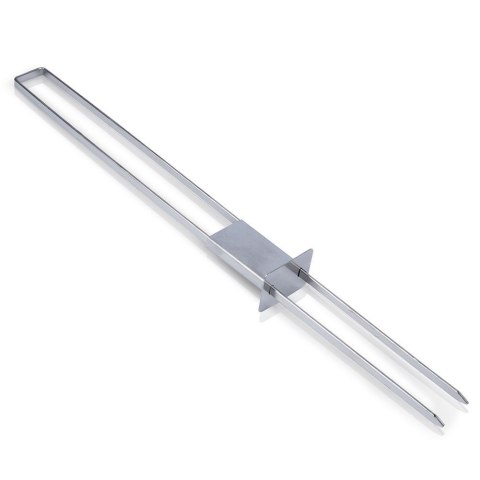Szpikulce do szaszłyków mięsa szampury stalowe podwójne 36cm 4 sztuki BBQ 489168