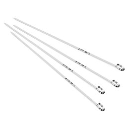Szpikulce do szaszłyków mięsa szampury stalowe szpikulec 37.5cm 4 sztuki BBQ 259140