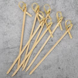 Wykałaczki do przekąsek koreczków przystawek bambusowe 10cm 30 sztuk HIT 259205