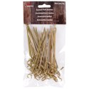 Wykałaczki do przekąsek koreczków przystawek bambusowe 10cm 30 sztuk HIT 259205
