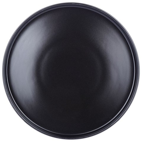 Zestaw talerzy serwis obiadowy komplet ceramiczny czarny na 4 osoby 16-ele EXCELLENT HOUSEWARE 139369