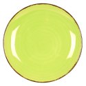 Zestaw talerzy serwis obiadowy komplet ceramiczny zielony na 4 osoby 16-ele EXCELLENT HOUSEWARE 139114