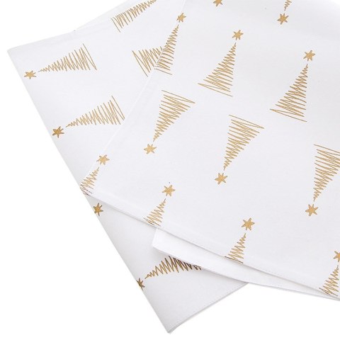 Bieżnik na stół ławę bawełniany CHOINKA 130x32CM ORION 728045